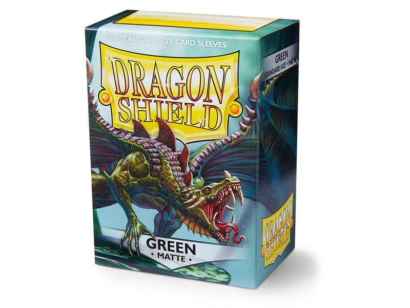 Dragon Shield Matte Sleeve - Green ‘Drakka Fiath’ 100ct - Destination Retro