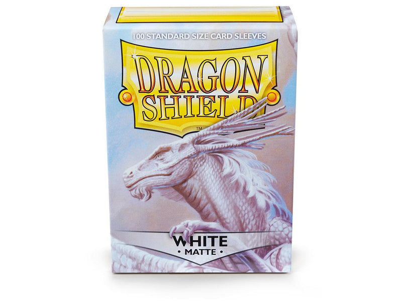 Dragon Shield Matte Sleeve - White ‘Bounteous’ 100ct - Destination Retro