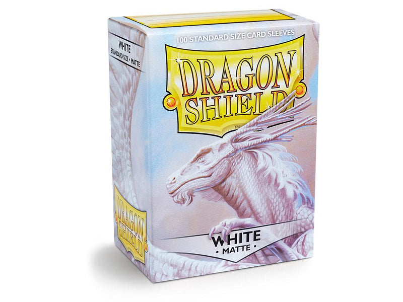 Dragon Shield Matte Sleeve - White ‘Bounteous’ 100ct - Destination Retro