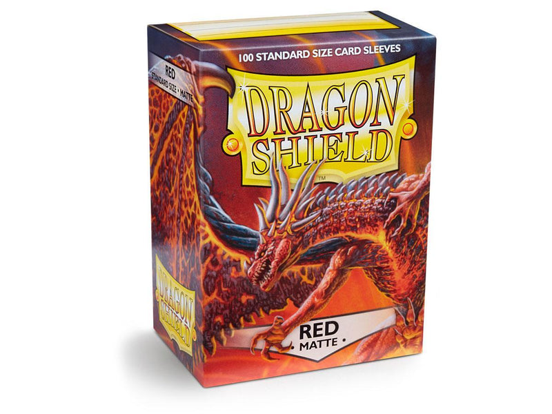 Dragon Shield Matte Sleeve - Red ‘Moltanis’ 100ct - Destination Retro