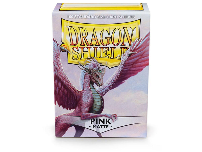Dragon Shield Matte Sleeve - Pink ‘Christa’ 100ct - Destination Retro