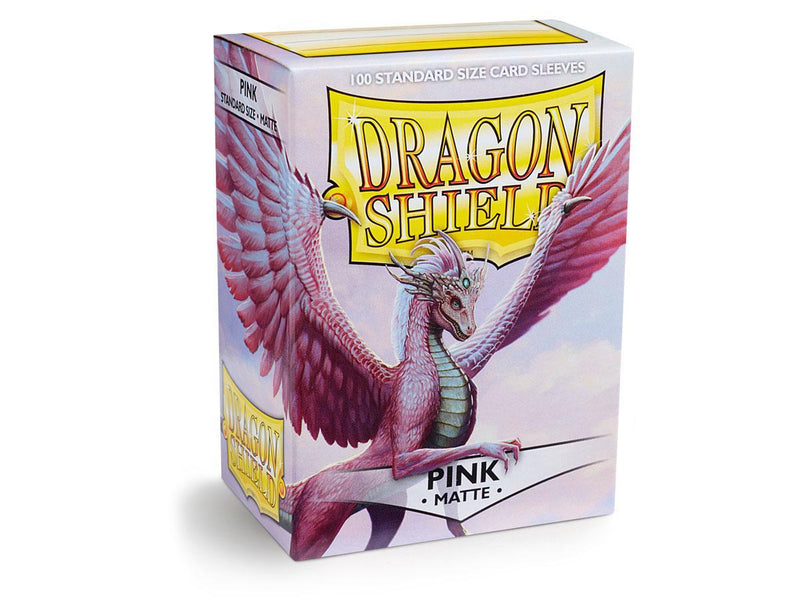 Dragon Shield Matte Sleeve - Pink ‘Christa’ 100ct - Destination Retro