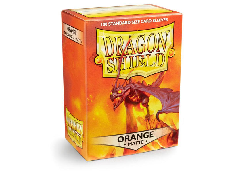 Dragon Shield Matte Sleeve - Orange ‘Usaqin 100ct - Destination Retro