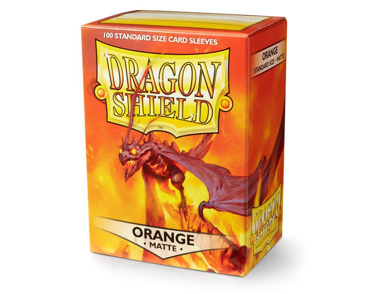 Dragon Shield Matte Sleeve - Orange ‘Usaqin 100ct - Destination Retro