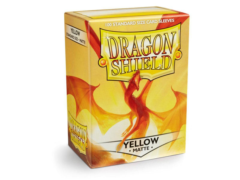 Dragon Shield Matte Sleeve - Yellow ‘Elichaphaz’ 100ct - Destination Retro