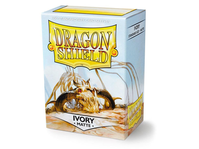 Dragon Shield Matte Sleeve - Ivory ‘Ogier’ 100ct - Destination Retro