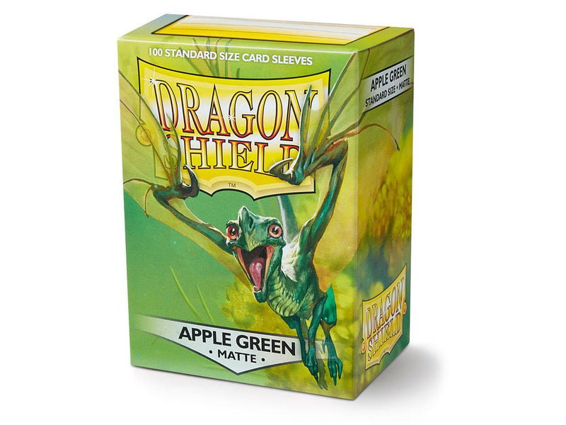 Dragon Shield Matte Sleeve -Apple Green ‘Eliban’ 100ct - Destination Retro