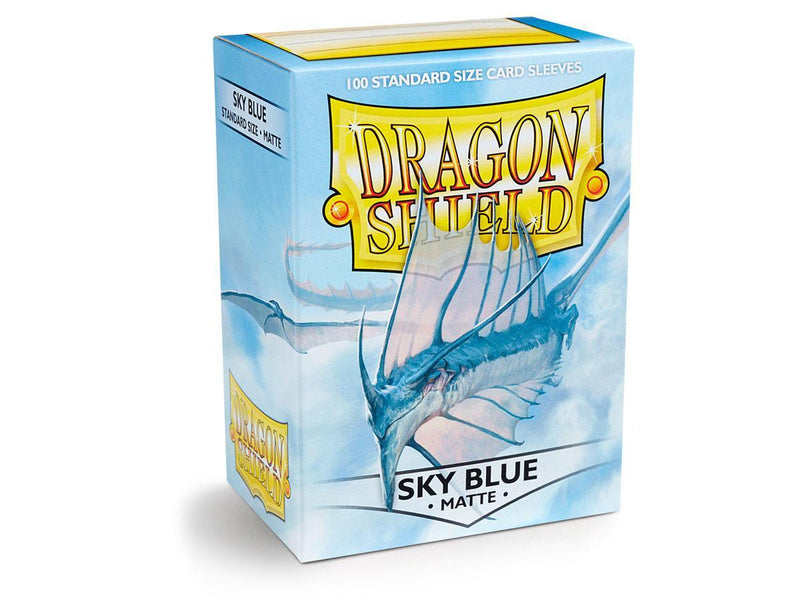 Dragon Shield Matte Sleeve - Sky Blue ‘Strata’ 100ct - Destination Retro