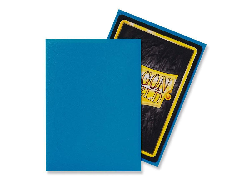 Dragon Shield Matte Sleeve - Sky Blue ‘Strata’ 100ct - Destination Retro