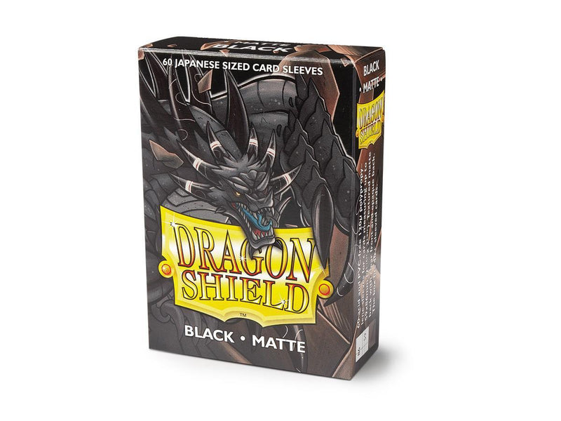 Dragon Shield Matte Sleeve - Black ‘Sokush’ 60ct - Destination Retro
