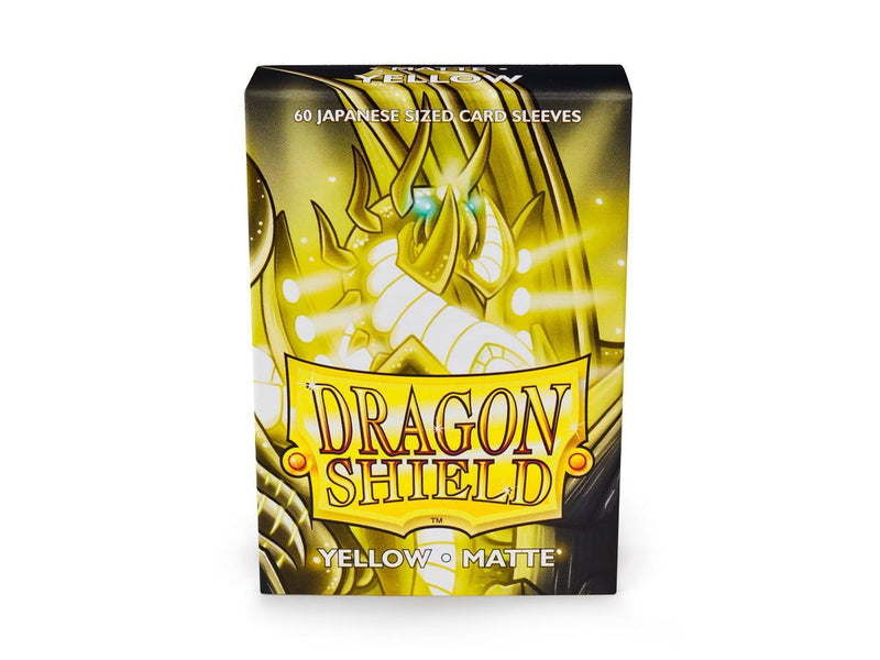 Dragon Shield Matte Sleeve - Yellow ‘SheSha’ 60ct - Destination Retro