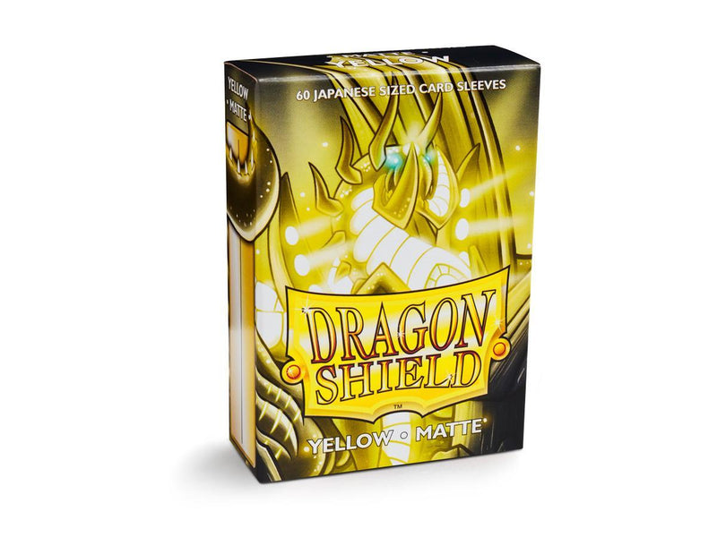 Dragon Shield Matte Sleeve - Yellow ‘SheSha’ 60ct - Destination Retro