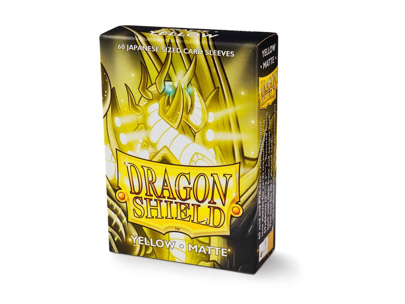 Dragon Shield Matte Sleeve - Yellow ‘SheSha’ 60ct - Destination Retro