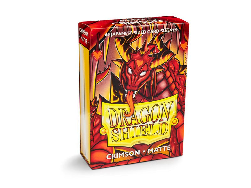 Dragon Shield Matte Sleeve - Crimson ‘Elohaen’ 60ct - Destination Retro