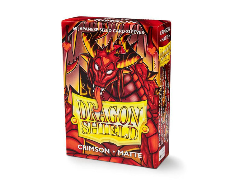 Dragon Shield Matte Sleeve - Crimson ‘Elohaen’ 60ct - Destination Retro