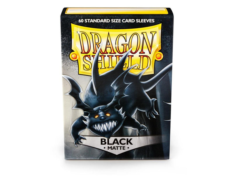 Dragon Shield Matte Sleeve - Black ‘Wanderer’ 60ct - Destination Retro