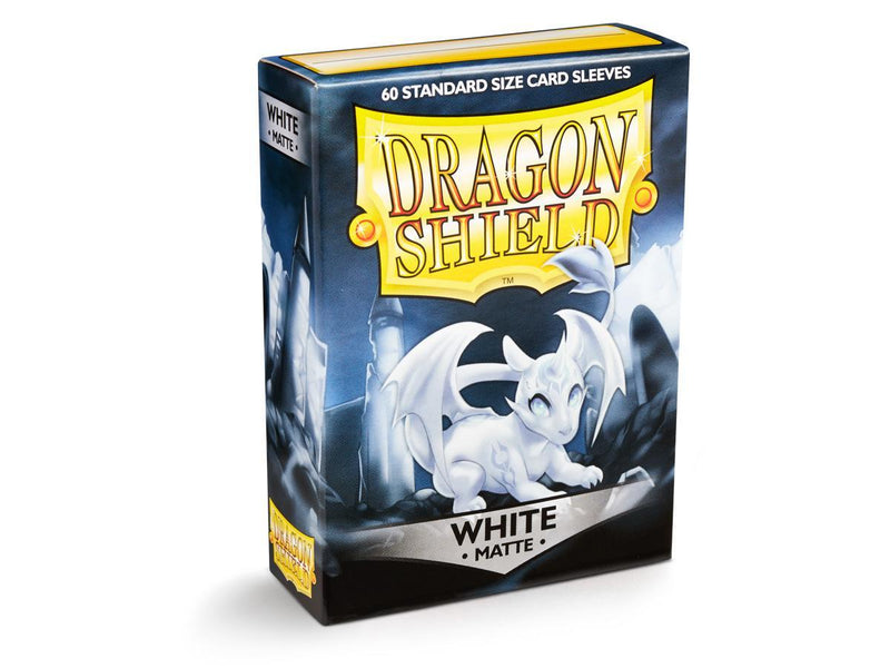 Dragon Shield Matte Sleeve - White ‘Eternis’ 60ct - Destination Retro