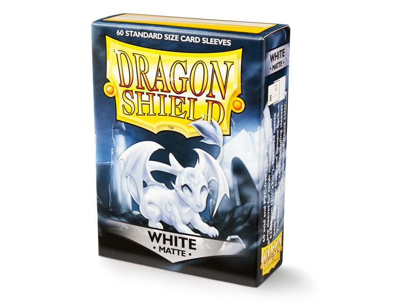 Dragon Shield Matte Sleeve - White ‘Eternis’ 60ct - Destination Retro