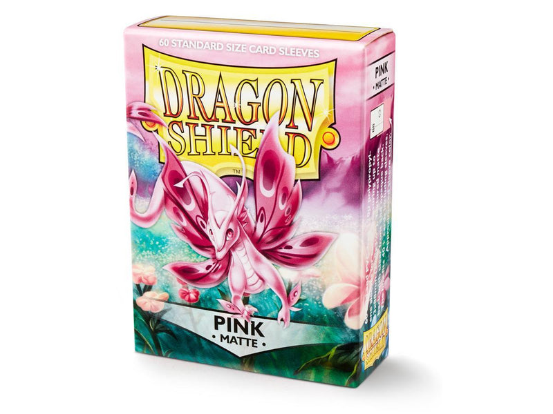 Dragon Shield Matte Sleeve - Pink ‘Calista’ 60ct - Destination Retro