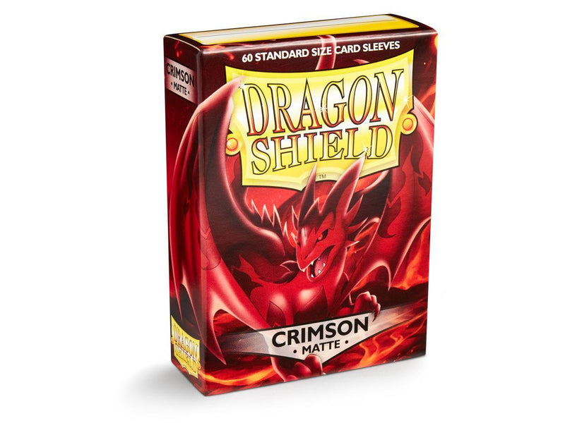 Dragon Shield Matte Sleeve - Crimson ‘Logi’ 60ct - Destination Retro