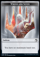 Wrenn and Seven Emblem [Innistrad: Midnight Hunt Tokens] - Destination Retro