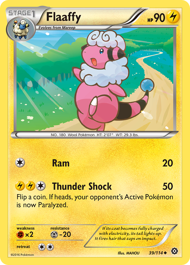 Flaaffy (39/114) [XY: Steam Siege] - Destination Retro