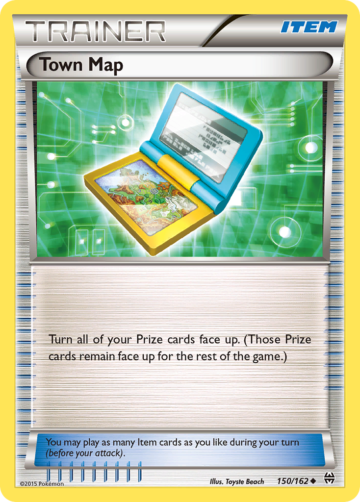 Town Map (150/162) [XY: BREAKthrough] - Destination Retro
