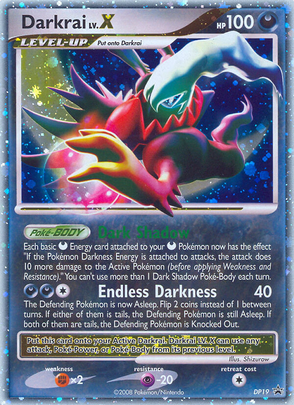 Darkrai LV.X (DP19) [Diamond & Pearl: Black Star Promos] - Destination Retro