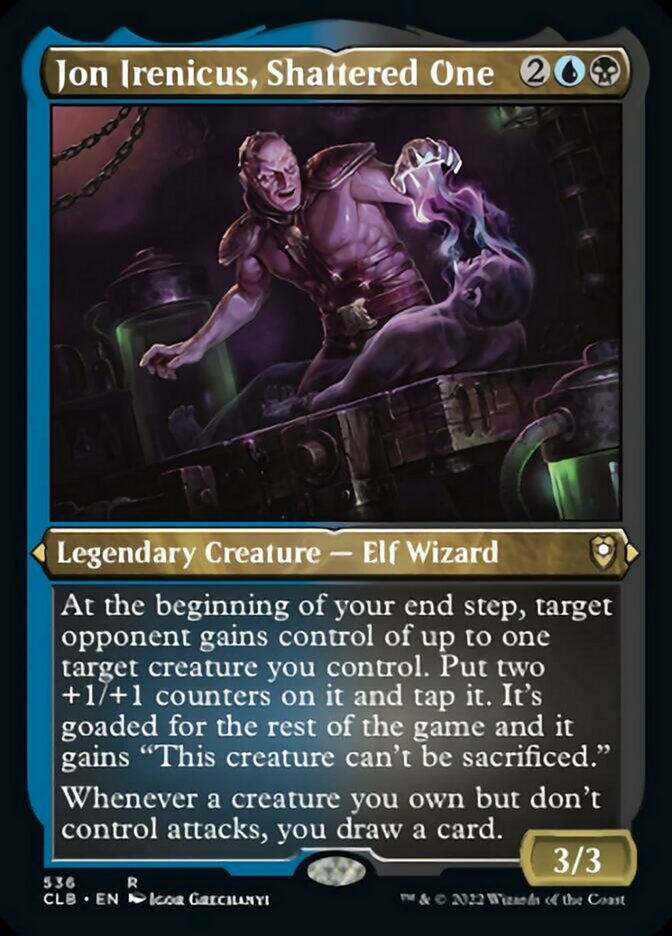 Jon Irenicus, Shattered One (Foil Etched) [Commander Legends: Battle for Baldur's Gate] - Destination Retro