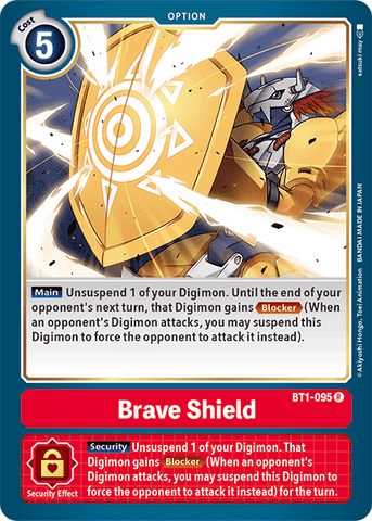 Brave Shield [BT1-095] [Release Special Booster Ver.1.5] - Destination Retro