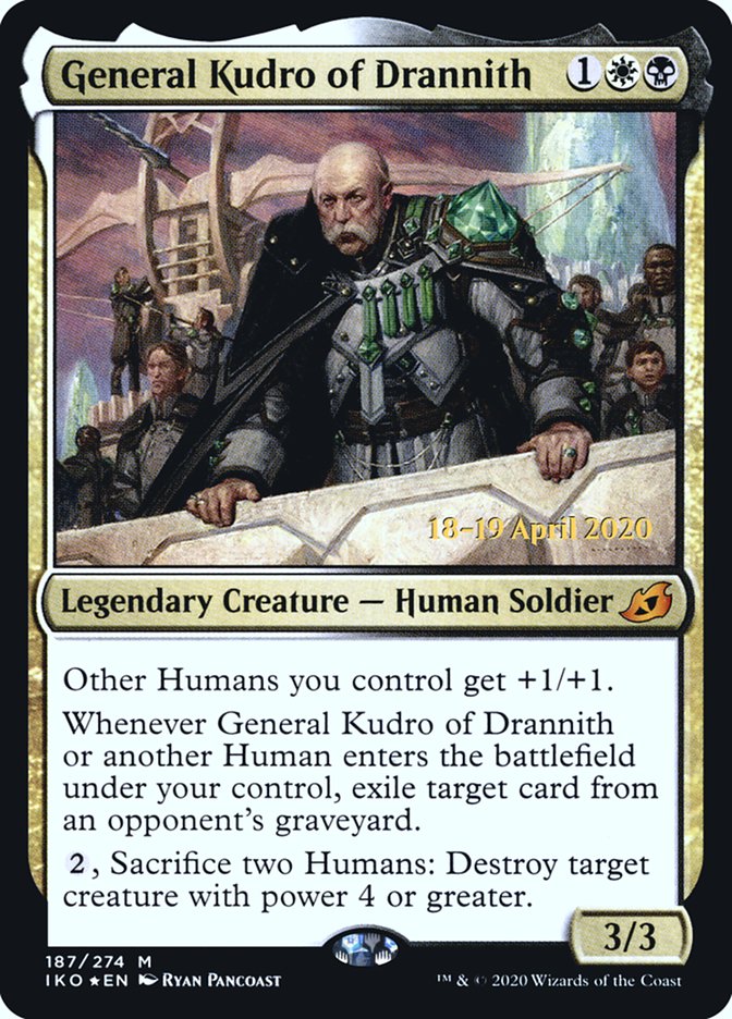 General Kudro of Drannith  [Ikoria: Lair of Behemoths Prerelease Promos] - Destination Retro