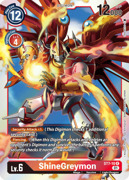 ShineGreymon [ST7-10] [Starter Deck: Gallantmon] - Destination Retro