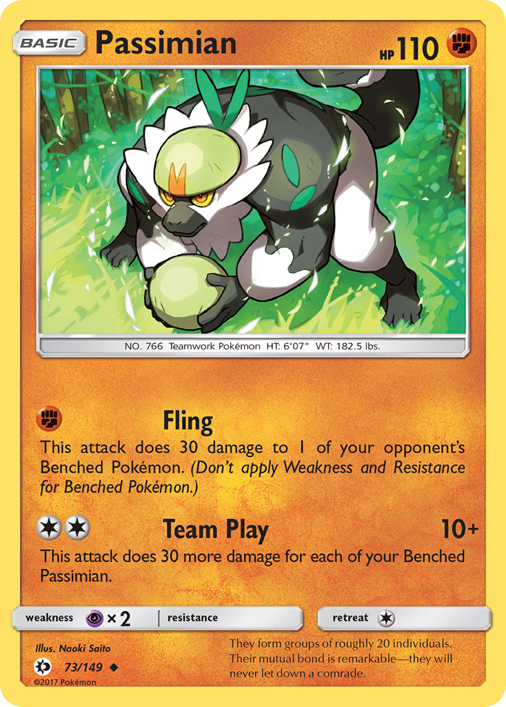 Passimian (73/149) [Sun & Moon: Base Set] - Destination Retro