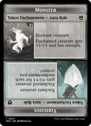 Copy // Monster Role / Virtuous Role Double-Sided Token [Wilds of Eldraine Commander Tokens] - Destination Retro