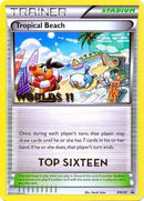 Tropical Beach Top 16 (BW28) [Black & White: Black Star Promos] - Destination Retro