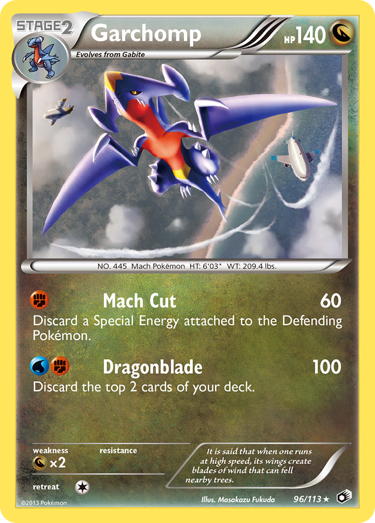 Garchomp (96/113) [Black & White: Legendary Treasures] - Destination Retro