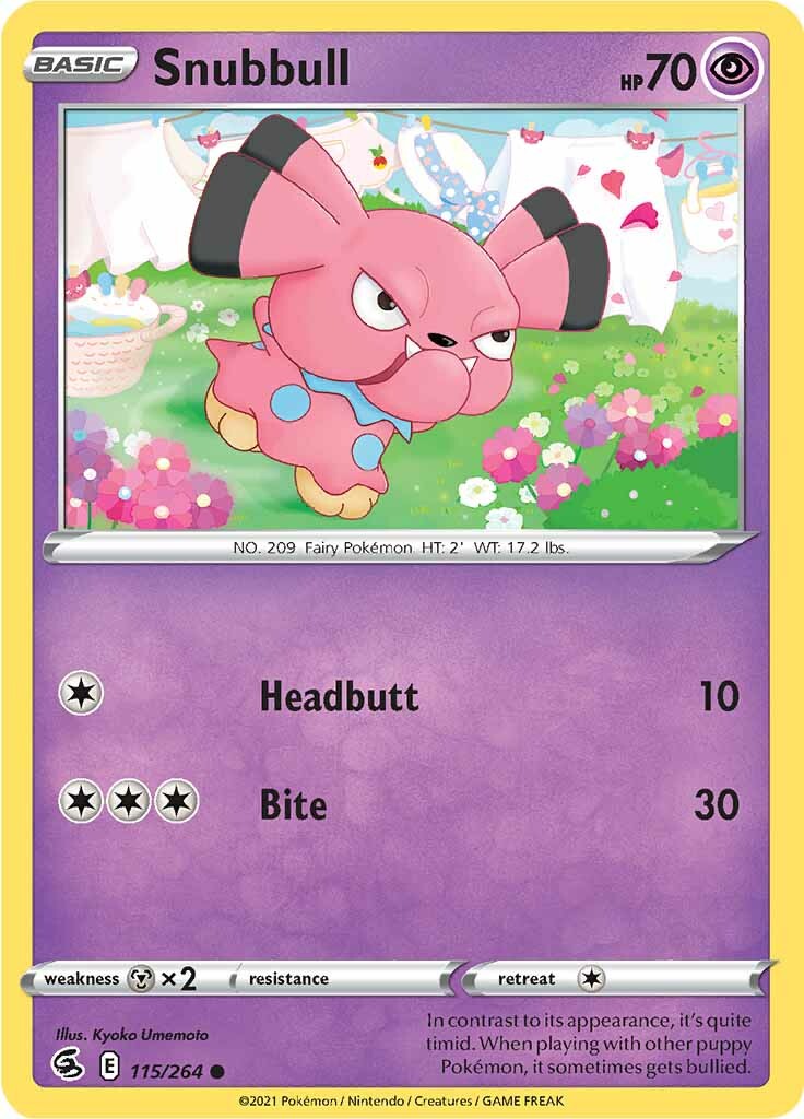 Snubbull (115/264) [Sword & Shield: Fusion Strike] - Destination Retro