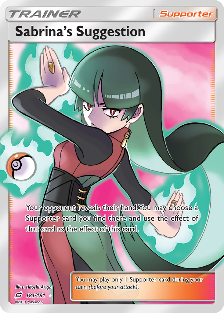 Sabrina's Suggestion (181/181) [Sun & Moon: Team Up] - Destination Retro