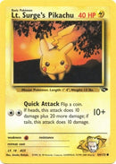 Lt. Surge's Pikachu (84/132) [Gym Challenge Unlimited] - Destination Retro