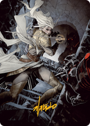 Thalia, Guardian of Thraben Art Card (Gold-Stamped Signature) [March of the Machine Art Series] - Destination Retro