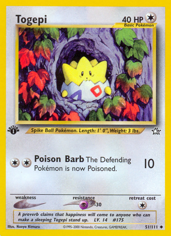 Togepi (51/111) [Neo Genesis 1st Edition] - Destination Retro