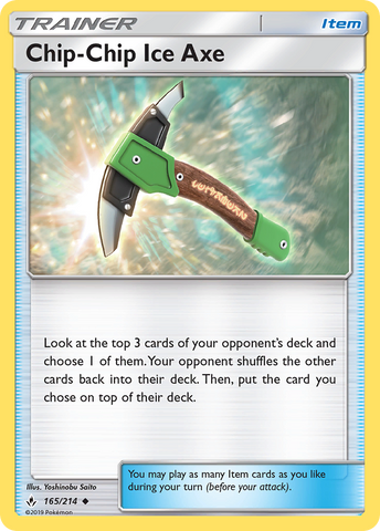 Chip-Chip Ice Axe (165/214) [Sun & Moon: Unbroken Bonds] - Destination Retro