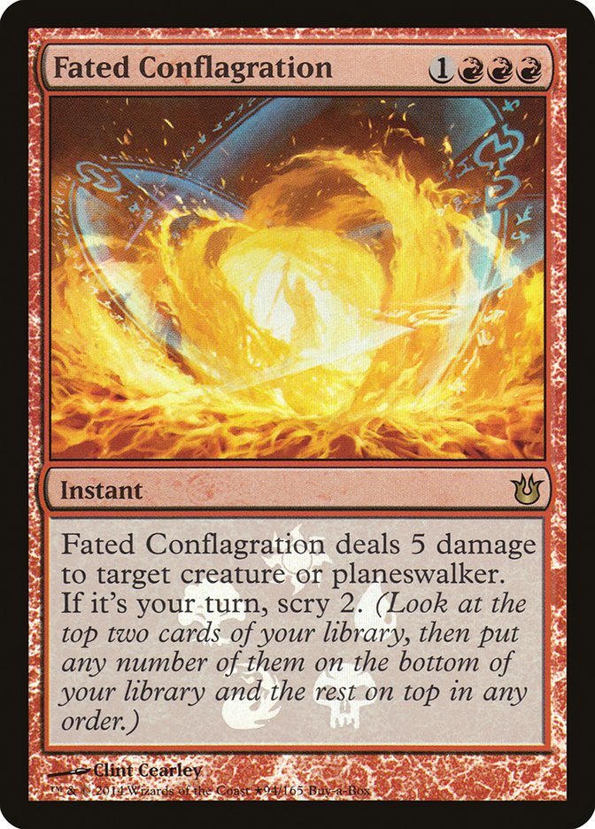 Fated Conflagration (Buy-A-Box) [Born of the Gods Promos] - Destination Retro