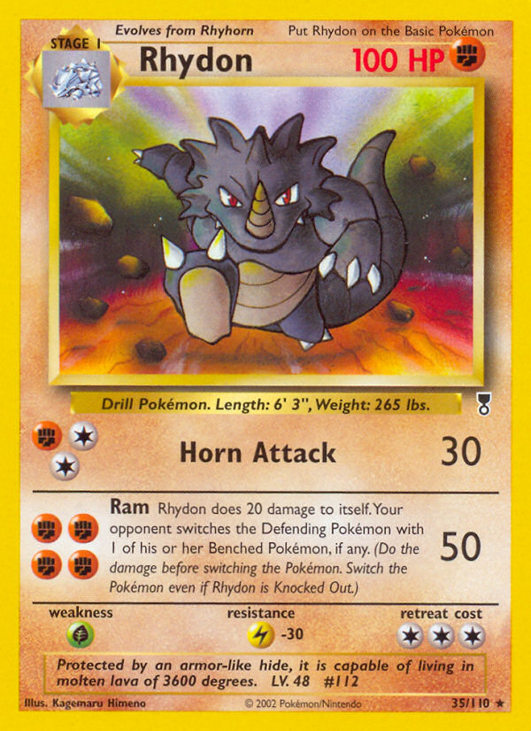 Rhydon (35/110) [Legendary Collection] - Destination Retro