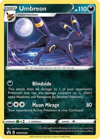Umbreon (SWSH129) [Sword & Shield: Black Star Promos] - Destination Retro