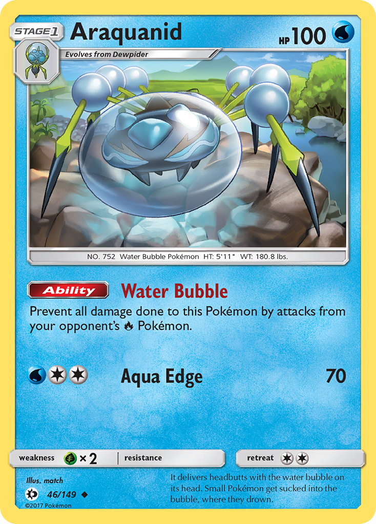 Araquanid (46/149) [Sun & Moon: Base Set] - Destination Retro