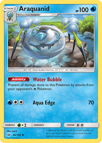 Araquanid (46/149) [Sun & Moon: Base Set] - Destination Retro