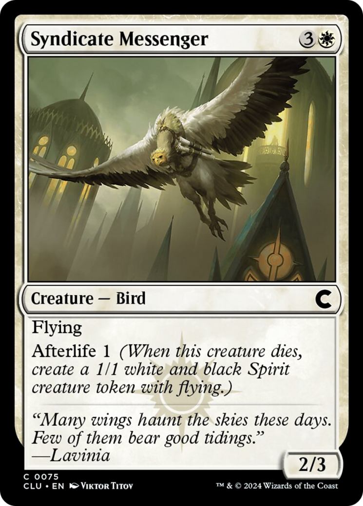 Syndicate Messenger [Ravnica: Clue Edition] - Destination Retro