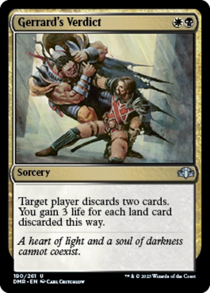 Gerrard's Verdict [Dominaria Remastered] - Destination Retro