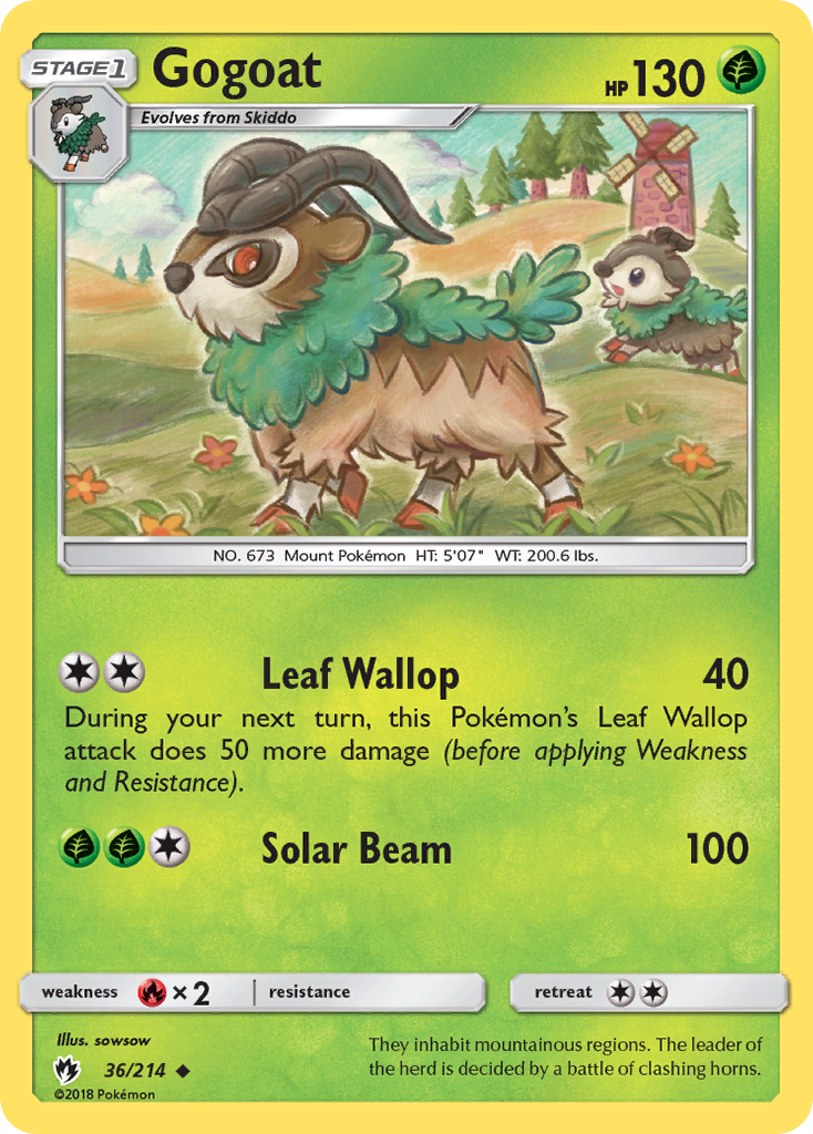 Gogoat (36/214) [Sun & Moon: Lost Thunder] - Destination Retro